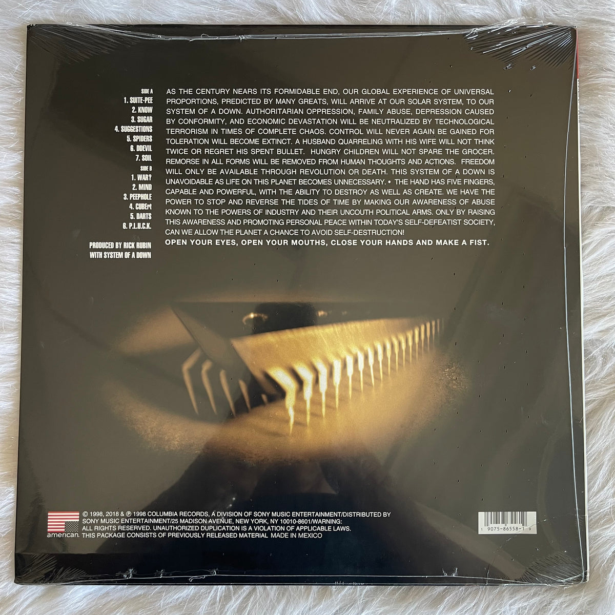 System of a sales down sugar album