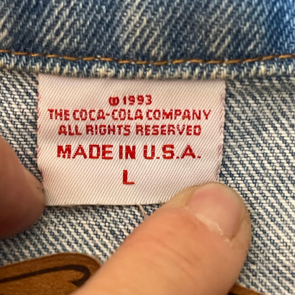 Vintage Coca Cola Jeans Jacket 1993