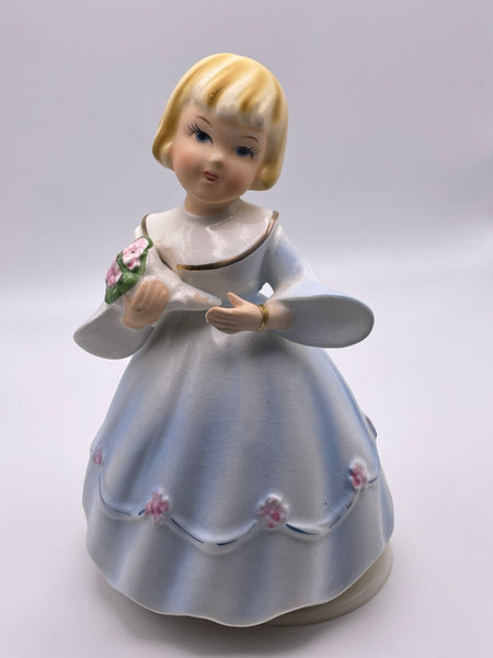 Vintage 1960s Schmid Music Box Figurine