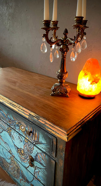 *** SOLD *** Vintage Dresser Siren of the Sea