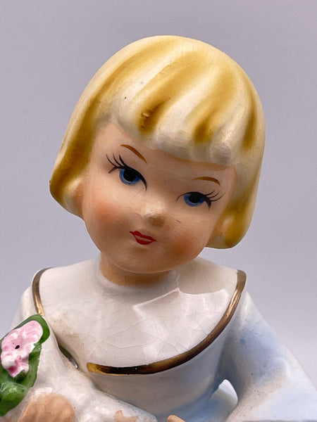 Vintage 1960s Schmid Music Box Figurine