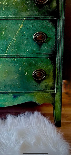 Hand Painted Vintage Tall Boy