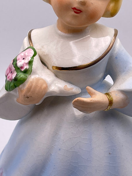 Vintage 1960s Schmid Music Box Figurine