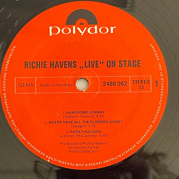 Richie Havens-On Stage