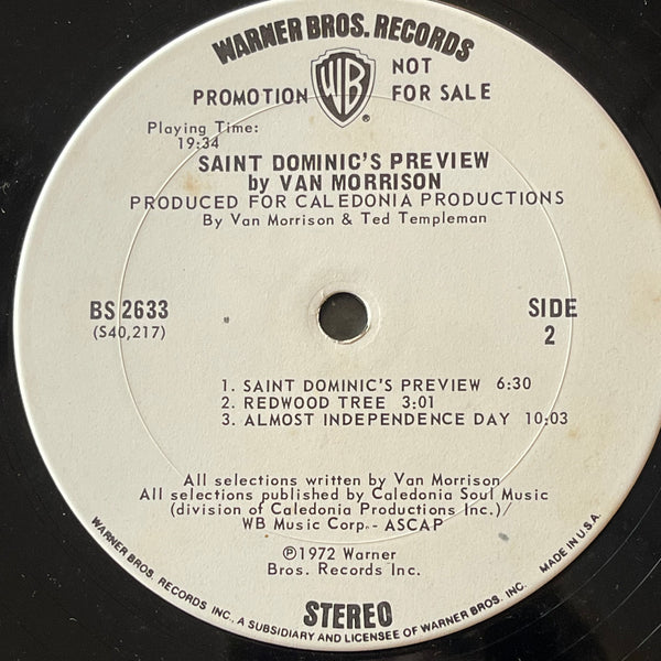 Van Morrison-Saint Dominic’s Preview PROMO