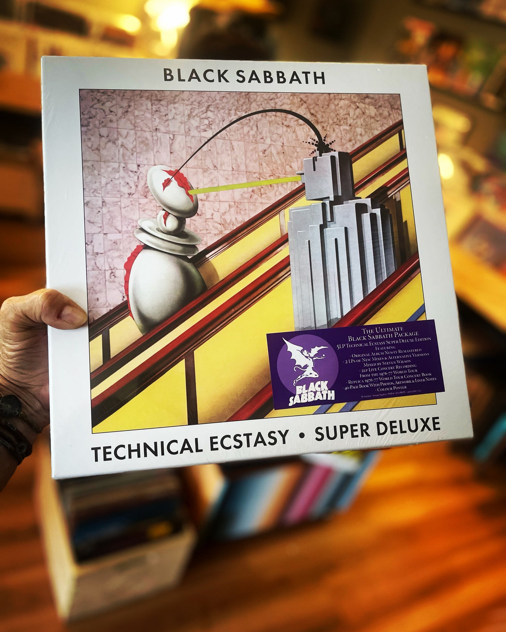black sabbath technical ecstasy album cover