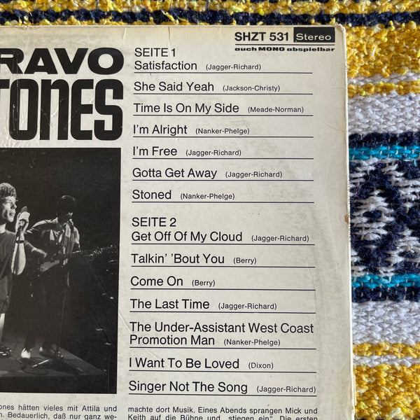 Rolling Stones-Bravo GERMAN IMPORT