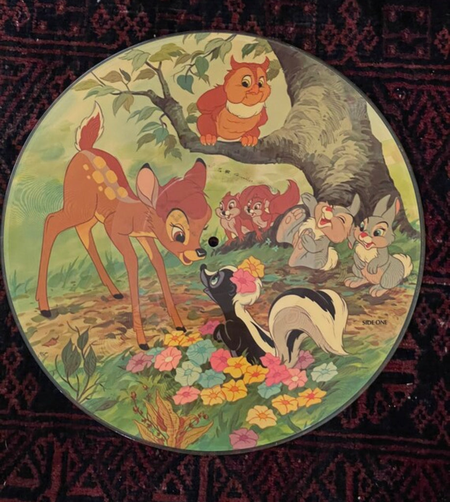 Walt Disney's Story and Songs From Bambi - PICTURE DISC - soundtrack -  vinyl record LP