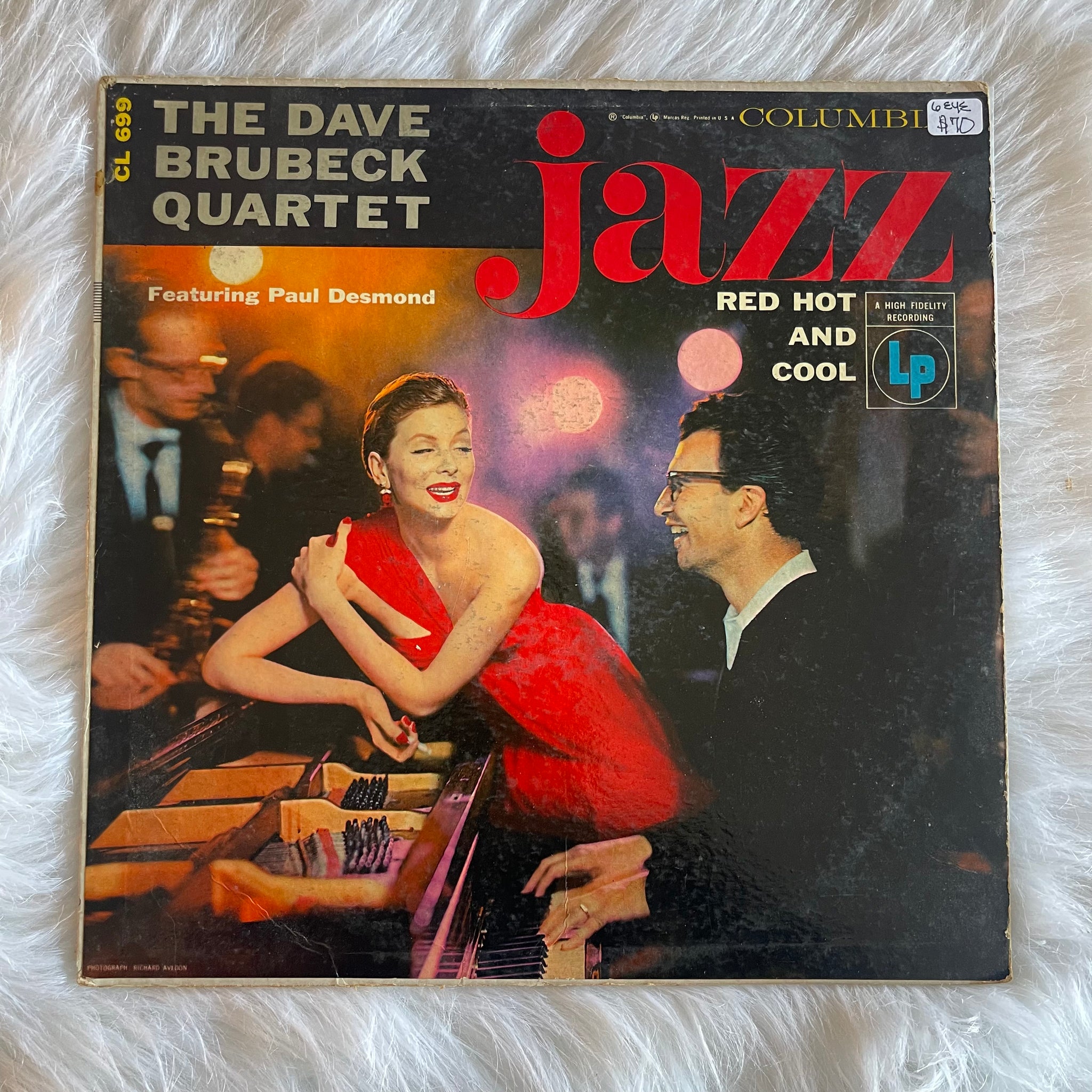 Dave Brubeck Quartet-JAZZ Red Hot and Cool SIX EYE COLUMBIA RECORDS