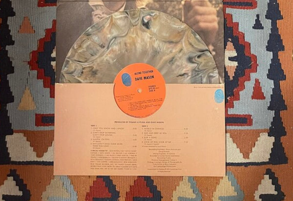Dave Mason - Alone Together/Marbled Vinyl Full fold out gatefold.