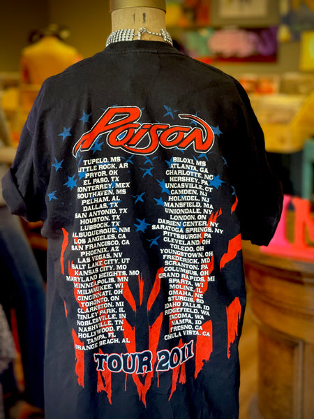 Poison 2011 Something To Believe In Concert Tee