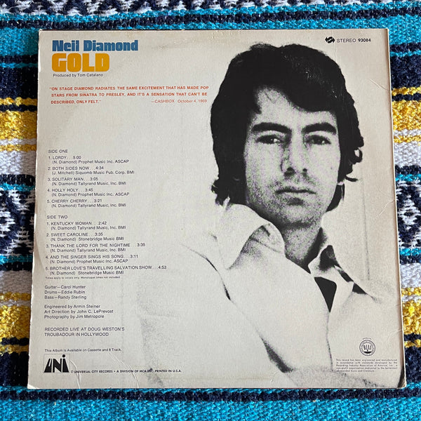 Neil Diamond-GOLD/Recorded Live at the Troubadour