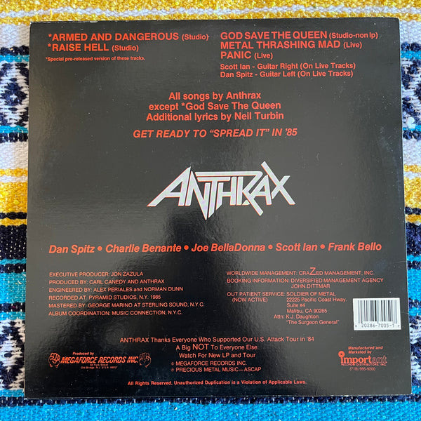 Anthrax-Armed and Dangerous