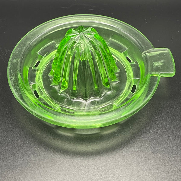 Uranium Glass Juicer/Measuring Cup