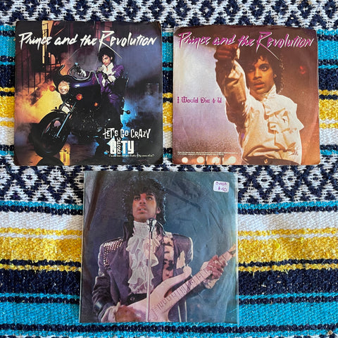 Prince and the Revolution-(Lot of 3) 45rpm records