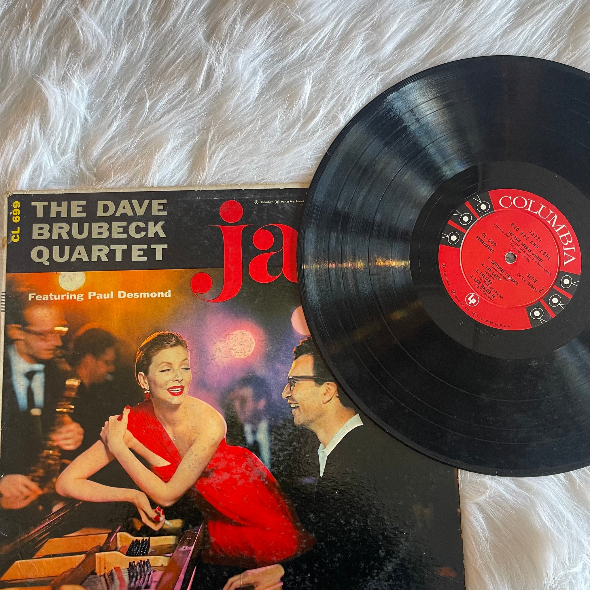 Dave Brubeck Quartet-JAZZ Red Hot and Cool SIX EYE COLUMBIA RECORDS –  Vintage Vibes 420