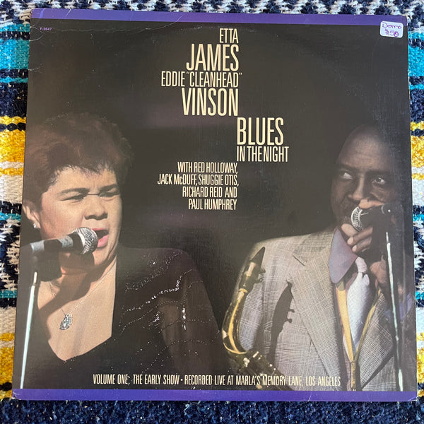 Etta James & Eddie “Cleanhead” Vinson-Blues In The Night. DEMO COPY!!