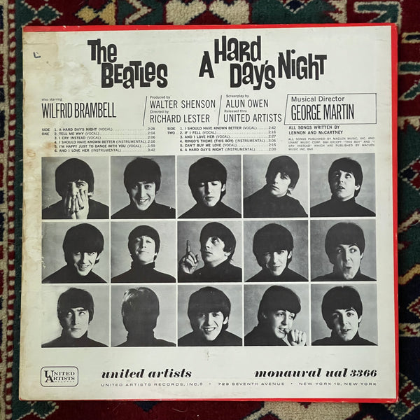 Beatles-Hard Days Night Original Motion Picture Soundtrack